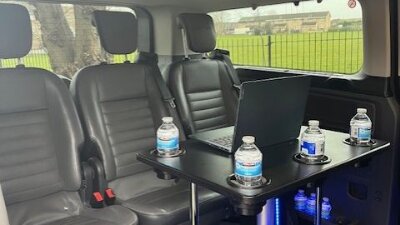 8-seater minibus for Heathrow and Gatwick transfers, interior view 4